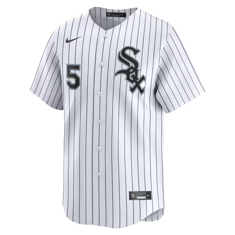 Chicago White Sox Home White jersey worn August 23 2026 against the Mets, from the MLB daily uniform tracker