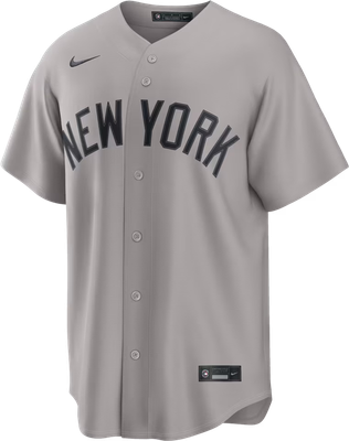 New York Yankees road gray uniform worn July 9 2026 at the Rays, from the MLB daily jersey tracker