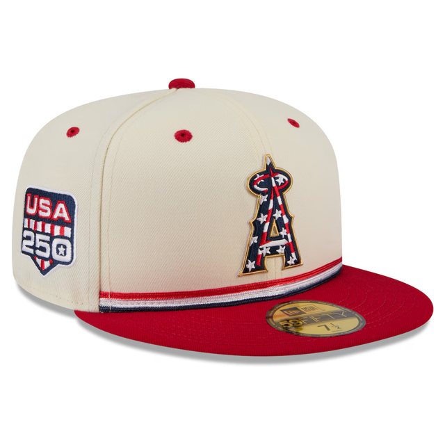Los Angeles Angels 2026 USA 250 Fourth of July 59FIFTY hat