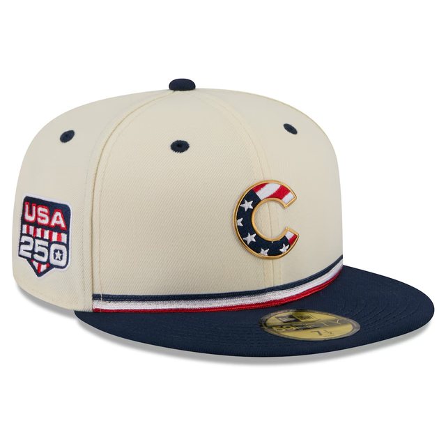 Chicago Cubs 2026 USA 250 Fourth of July 59FIFTY hat