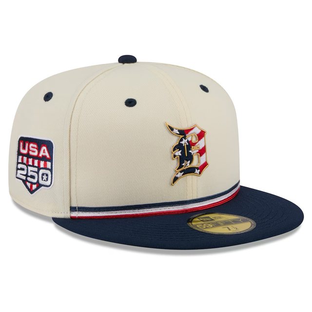 Detroit Tigers 2026 USA 250 Fourth of July 59FIFTY hat