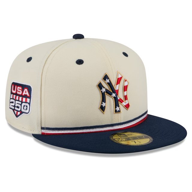 New York Yankees 2026 USA 250 Fourth of July 59FIFTY hat