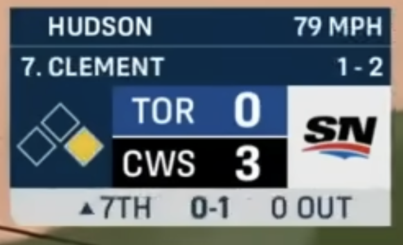 Blue Jays Scorebug