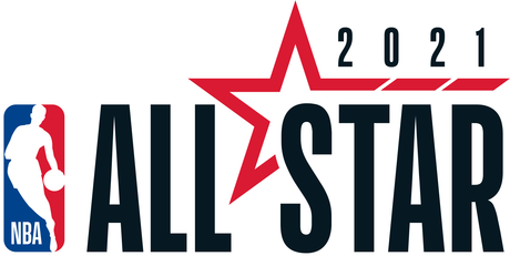 2021 NBA All-Star Game logo Atlanta minimal red star wordmark