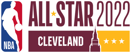 2022 NBA All-Star Game logo Cleveland 75th anniversary