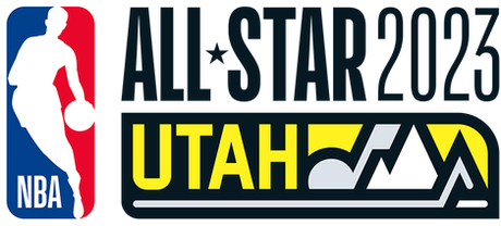 2023 NBA All-Star Game logo Utah mountains