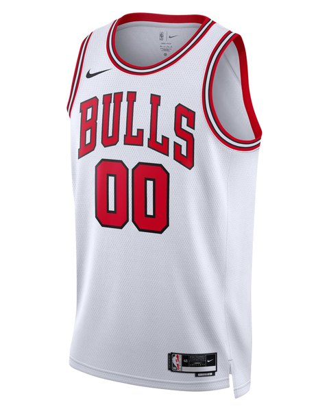 Chicago Bulls Association White jersey worn October 24 2026 against the Wizards, from the NBA daily uniform tracker