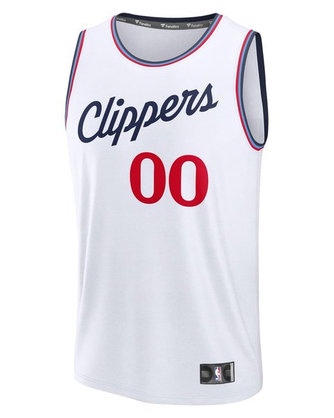 LA Clippers Association White jersey worn October 23 2026 against the Lakers, from the NBA daily uniform tracker