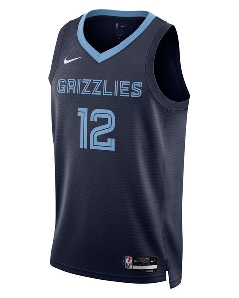 Memphis Grizzlies Icon Edition jersey worn October 23 2026 against the Warriors, from the NBA daily uniform tracker