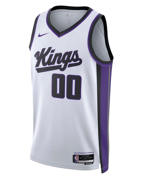 Sacramento Kings Association White jersey worn October 25 2026 against the Grizzlies, from the NBA daily uniform tracker