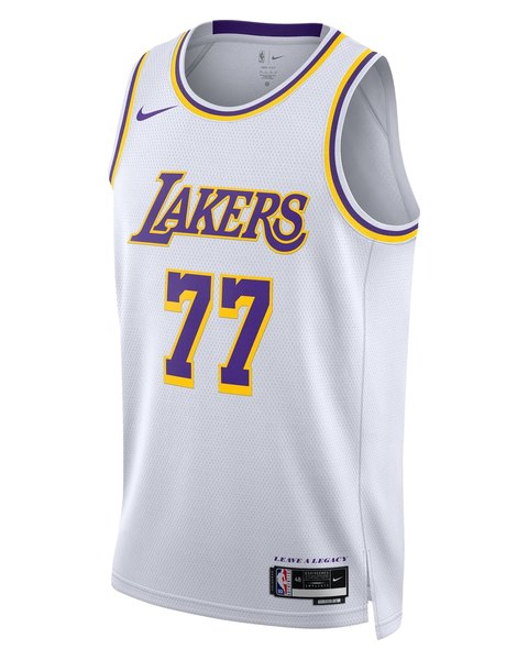 Los Angeles Lakers Association White jersey worn October 25 2026 against the Jazz, from the NBA daily uniform tracker