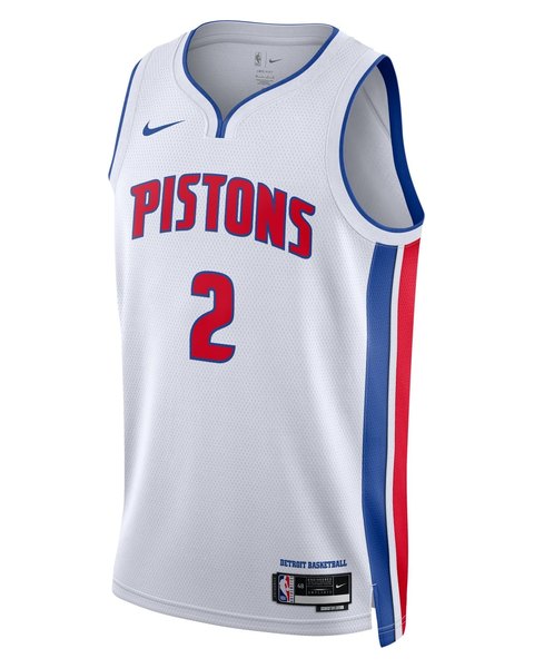 Detroit Pistons Association White jersey worn October 23 2026 against the Heat, from the NBA daily uniform tracker