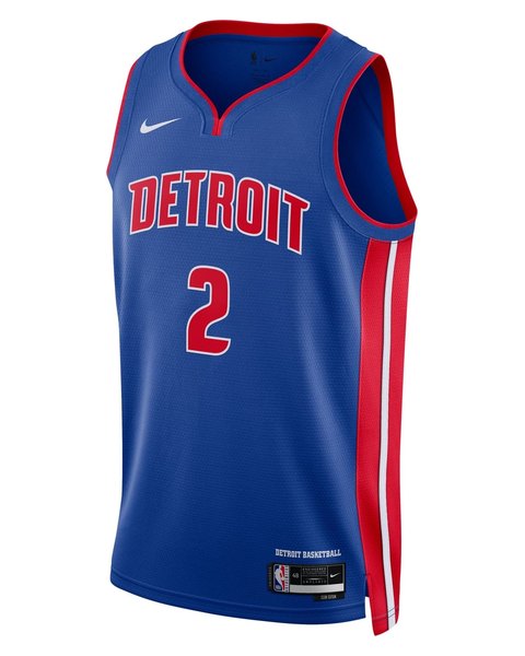 Detroit Pistons Icon Edition jersey worn October 25 2026 against the 76ers, from the NBA daily uniform tracker