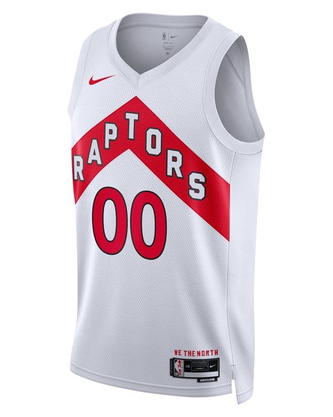 Toronto Raptors Association White jersey worn October 25 2026 against the Timberwolves, from the NBA daily uniform tracker