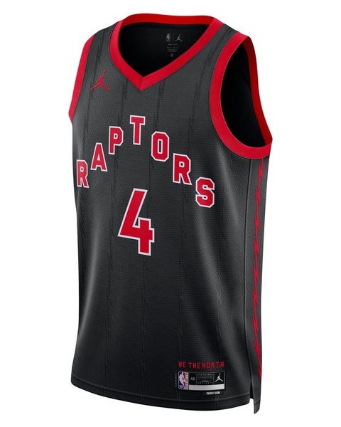 Toronto Raptors Statement Edition jersey worn October 23 2026 against the Wizards, from the NBA daily uniform tracker