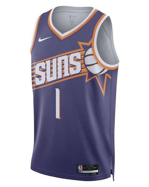 Phoenix Suns Icon Edition jersey worn October 24 2026 against the Warriors, from the NBA daily uniform tracker