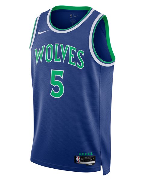 Minnesota Timberwolves Icon Edition jersey worn October 25 2026 against the Raptors, from the NBA daily uniform tracker