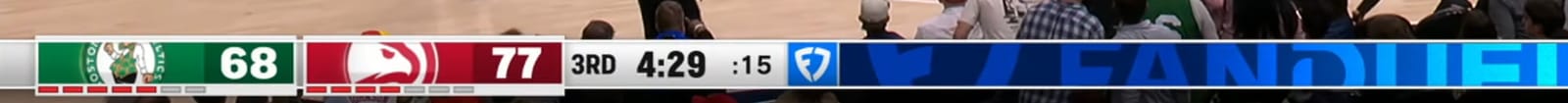 FanDuel Sports Network Atlanta Hawks scorebug 2026