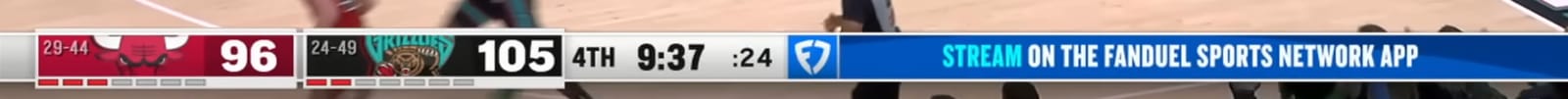 FanDuel Sports Network Memphis Grizzlies scorebug 2026