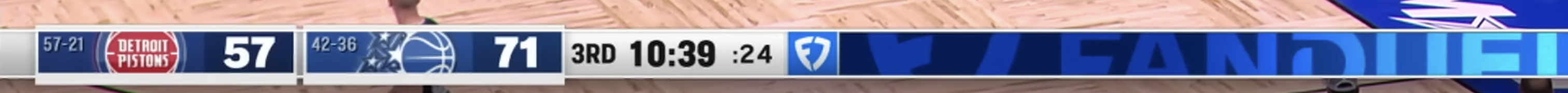 Orlando Magic Scorebug