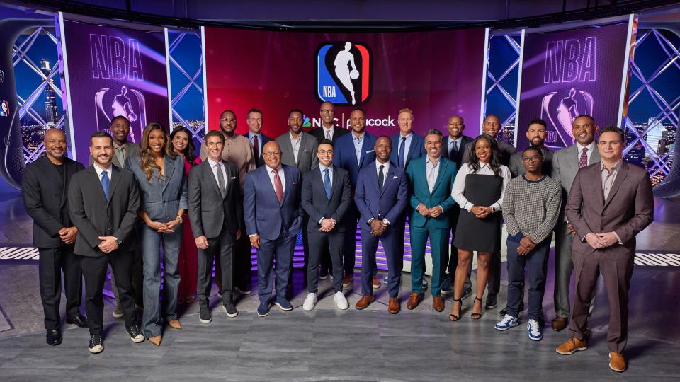 NBA on NBC Peacock full broadcast team 2026