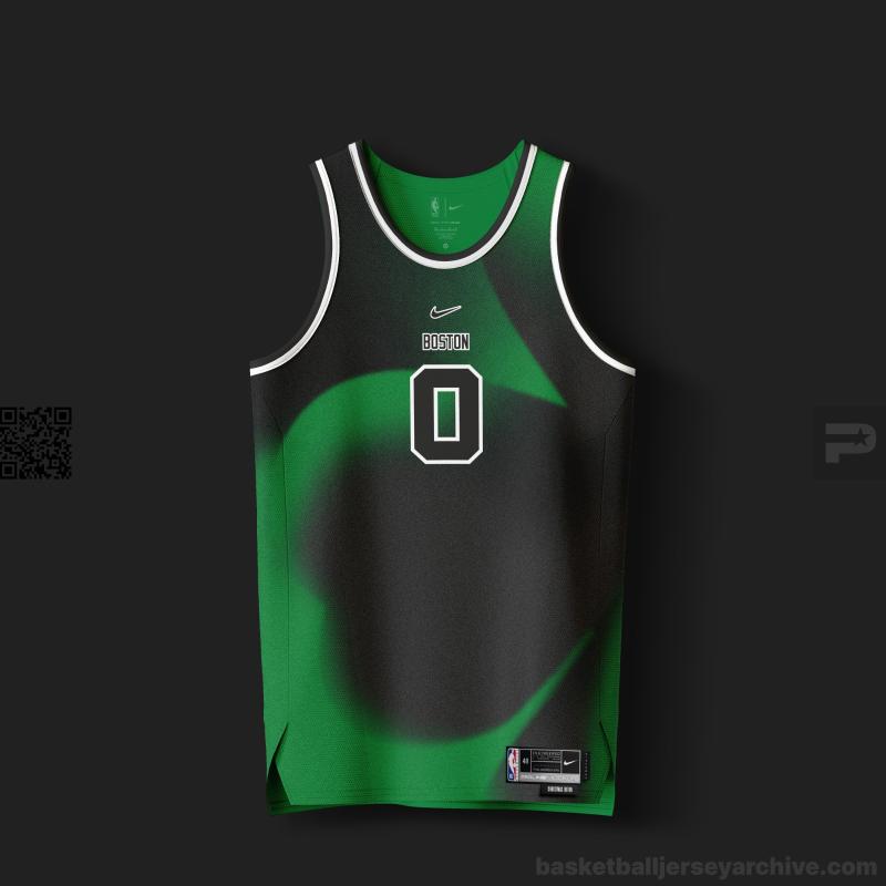Boston Celtics 2026 NBA Christmas Day jersey with neon green on black design