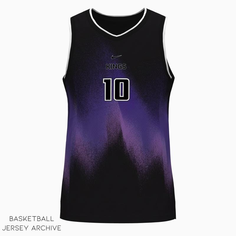Sacramento Kings Christmas jersey 2026 purple gradient detail