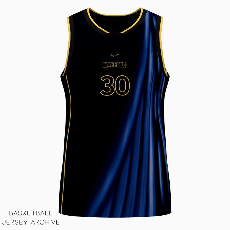 Golden State Warriors 2026 NBA Christmas Day jersey with Bay Bridge pattern on black base