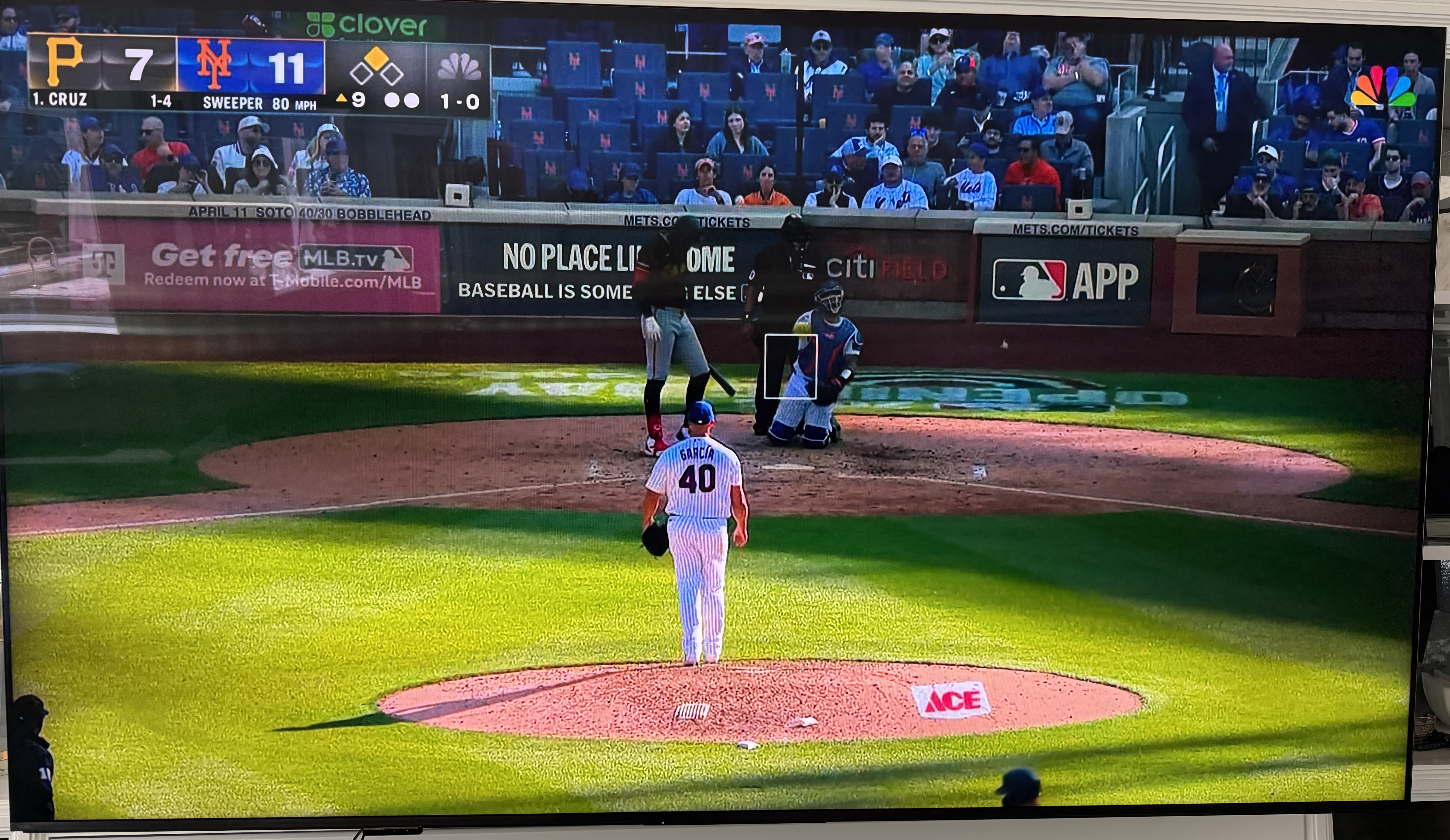 NBC national MLB scorebug 2026