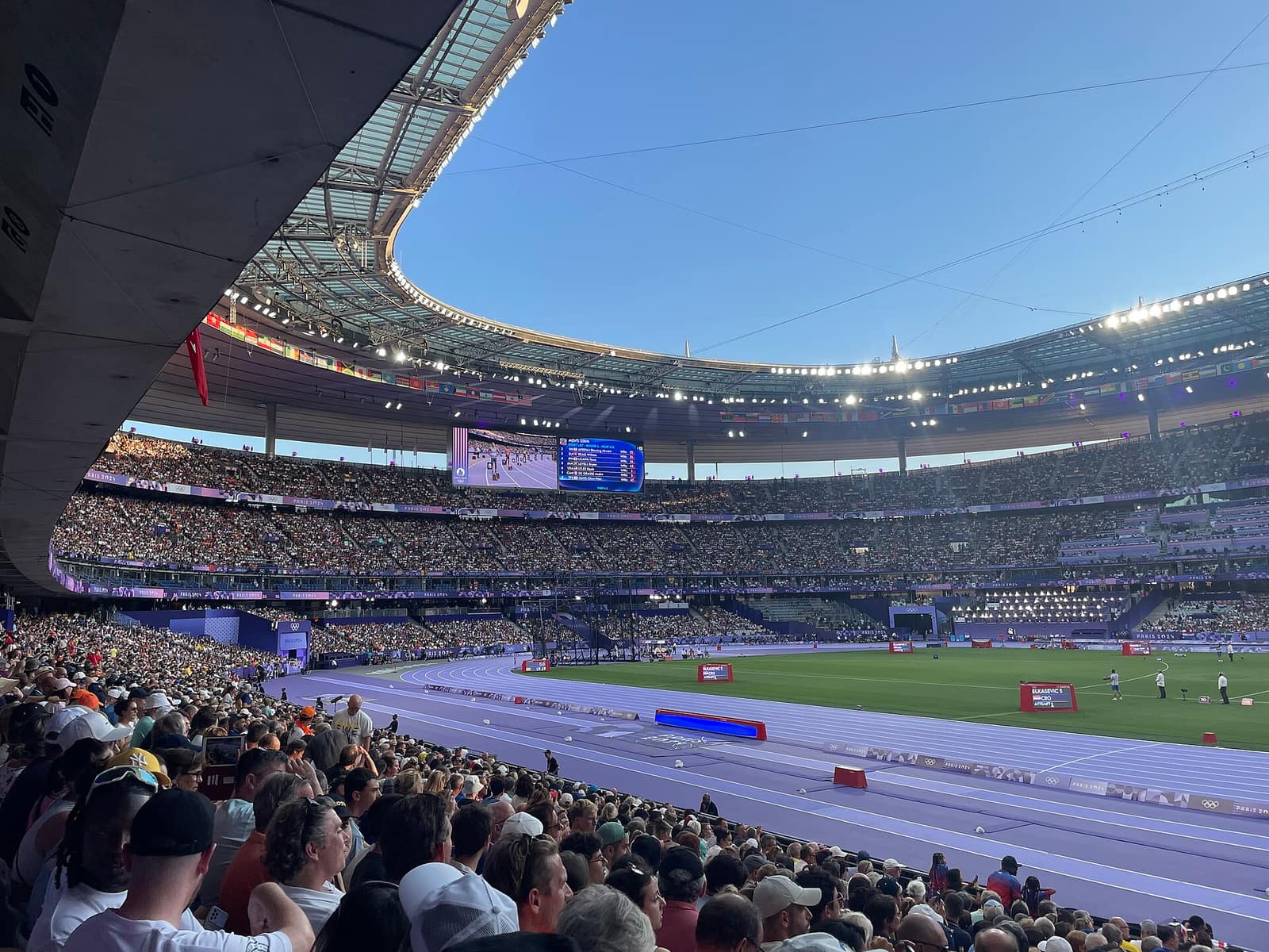 The Stade de France in Saint-Denis during the 2024 Paris Olympics, host of the first NFL game in France