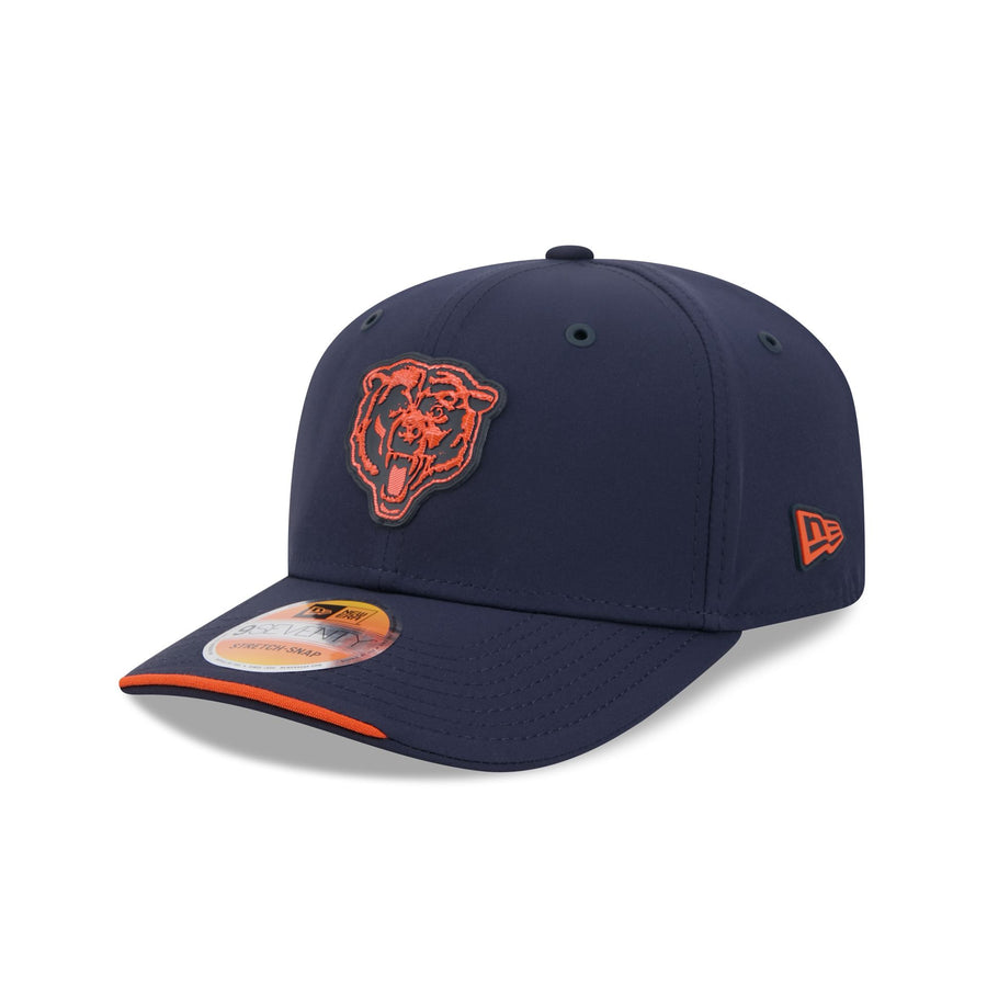 Chicago Bears 2026 Sideline Historic 9SEVENTY Stretch-Snap throwback hat