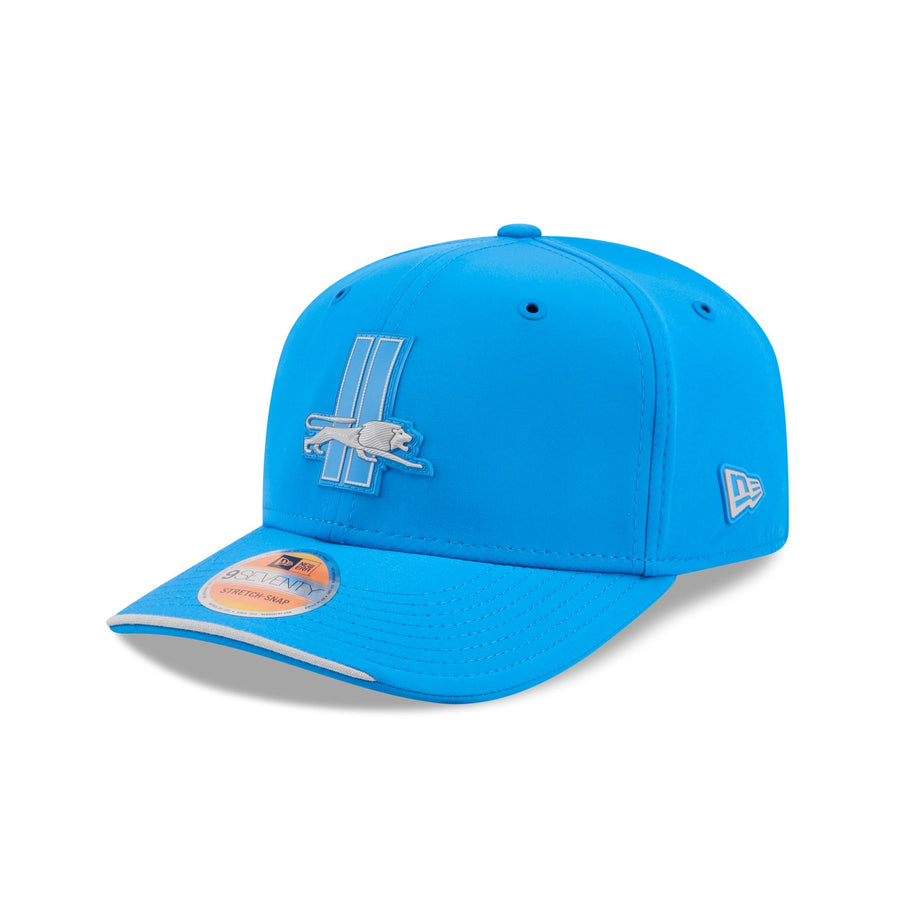 Detroit Lions 2026 Sideline Historic 9SEVENTY Stretch-Snap throwback hat