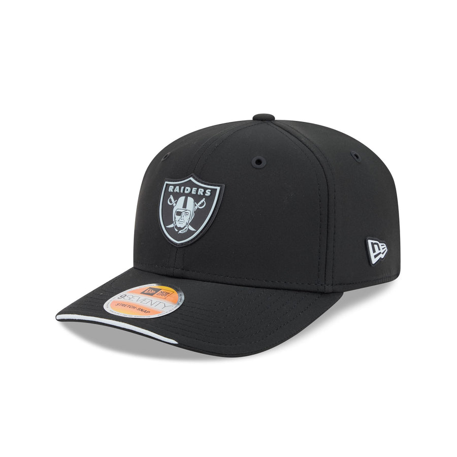 Las Vegas Raiders 2026 Sideline Primary 9SEVENTY Stretch-Snap hat