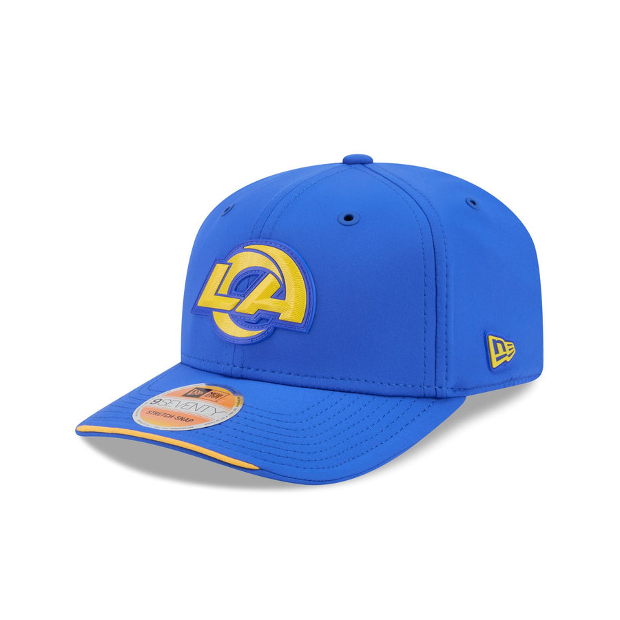 Los Angeles Rams 2026 Sideline Primary 9SEVENTY Stretch-Snap hat