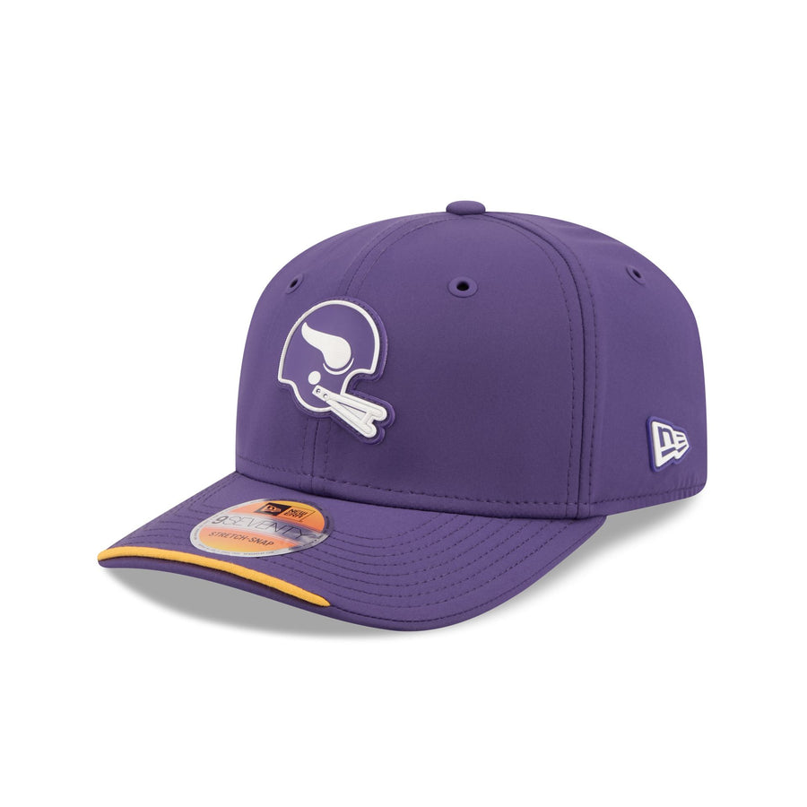 Minnesota Vikings 2026 Sideline Historic 9SEVENTY Stretch-Snap throwback hat