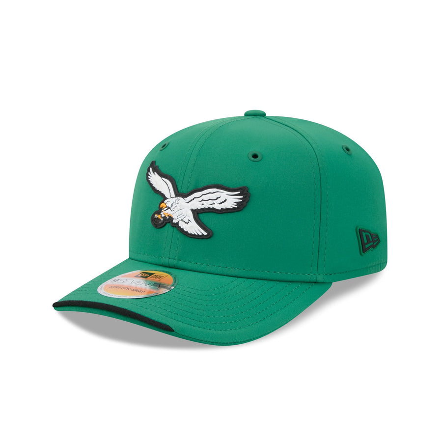 Philadelphia Eagles 2026 Sideline Historic 9SEVENTY Stretch-Snap throwback hat