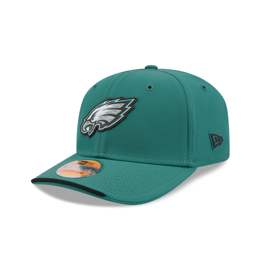 Philadelphia Eagles 2026 Sideline Primary 9SEVENTY Stretch-Snap hat