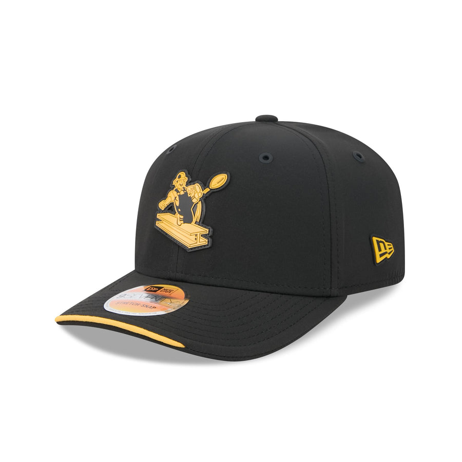 Pittsburgh Steelers 2026 Sideline Historic 9SEVENTY Stretch-Snap throwback hat