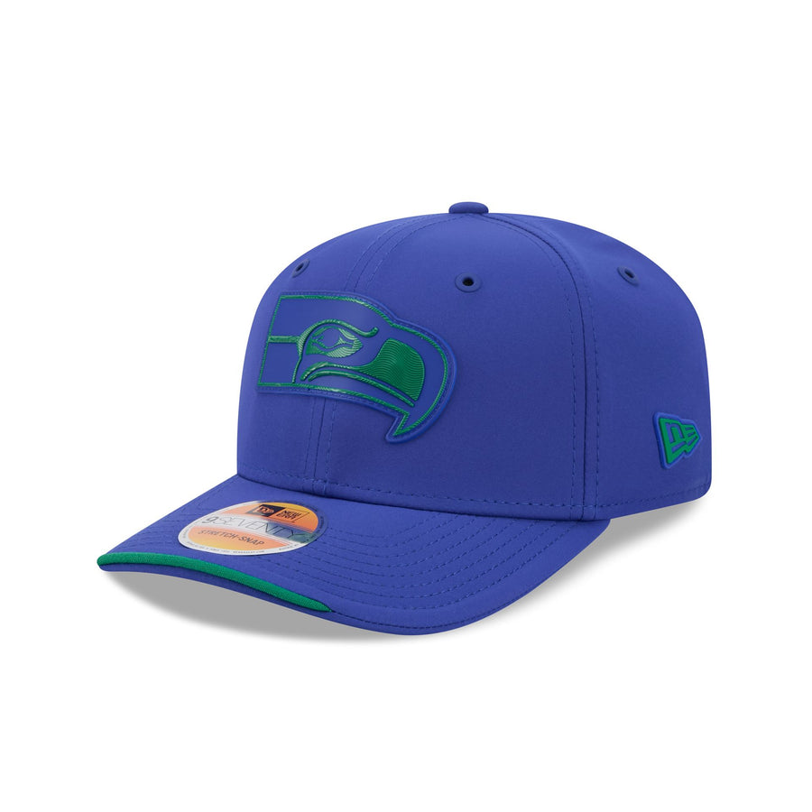 Seattle Seahawks 2026 Sideline Historic 9SEVENTY Stretch-Snap throwback hat