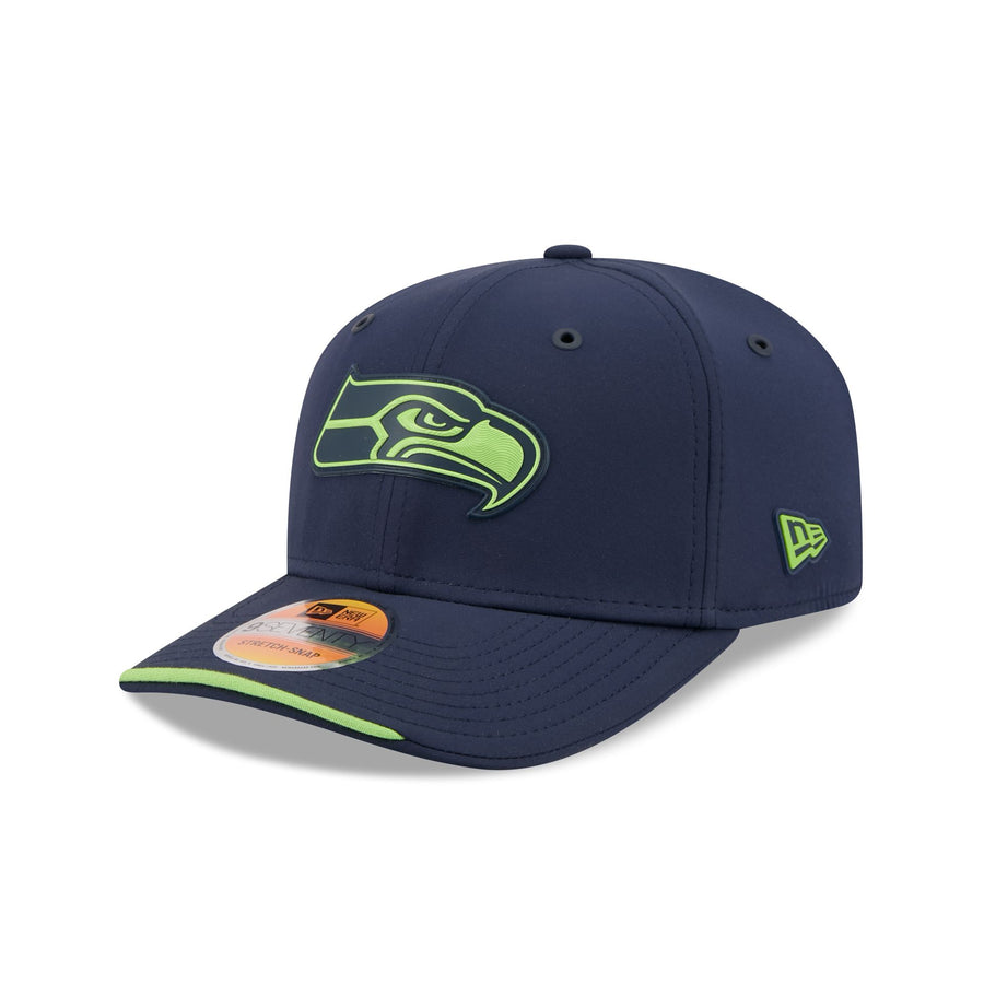 Seattle Seahawks 2026 Sideline Primary 9SEVENTY Stretch-Snap hat