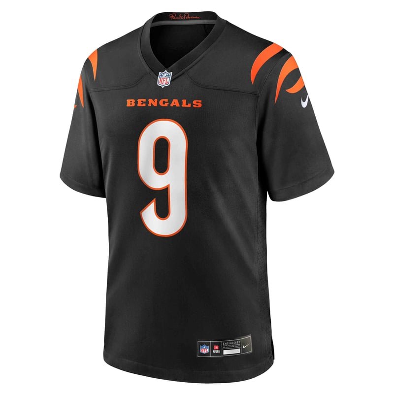Cincinnati Bengals black home jersey 2026