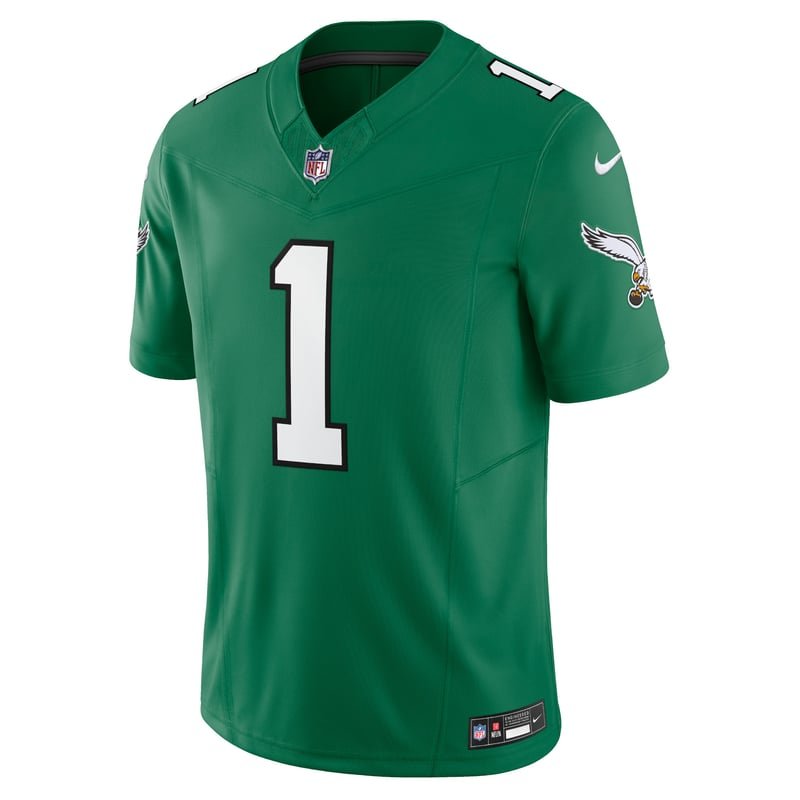 Philadelphia Eagles Kelly Green jersey, confirmed by the team against the Giants in Week 9 of 2026