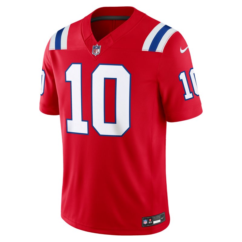 New England Patriots Pat Patriot Red Throwback jersey 2026