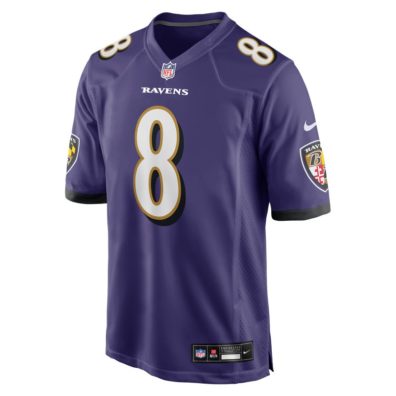 Baltimore Ravens purple jersey, confirmed against the Cowboys in Rio de Janeiro in Week 3 of 2026