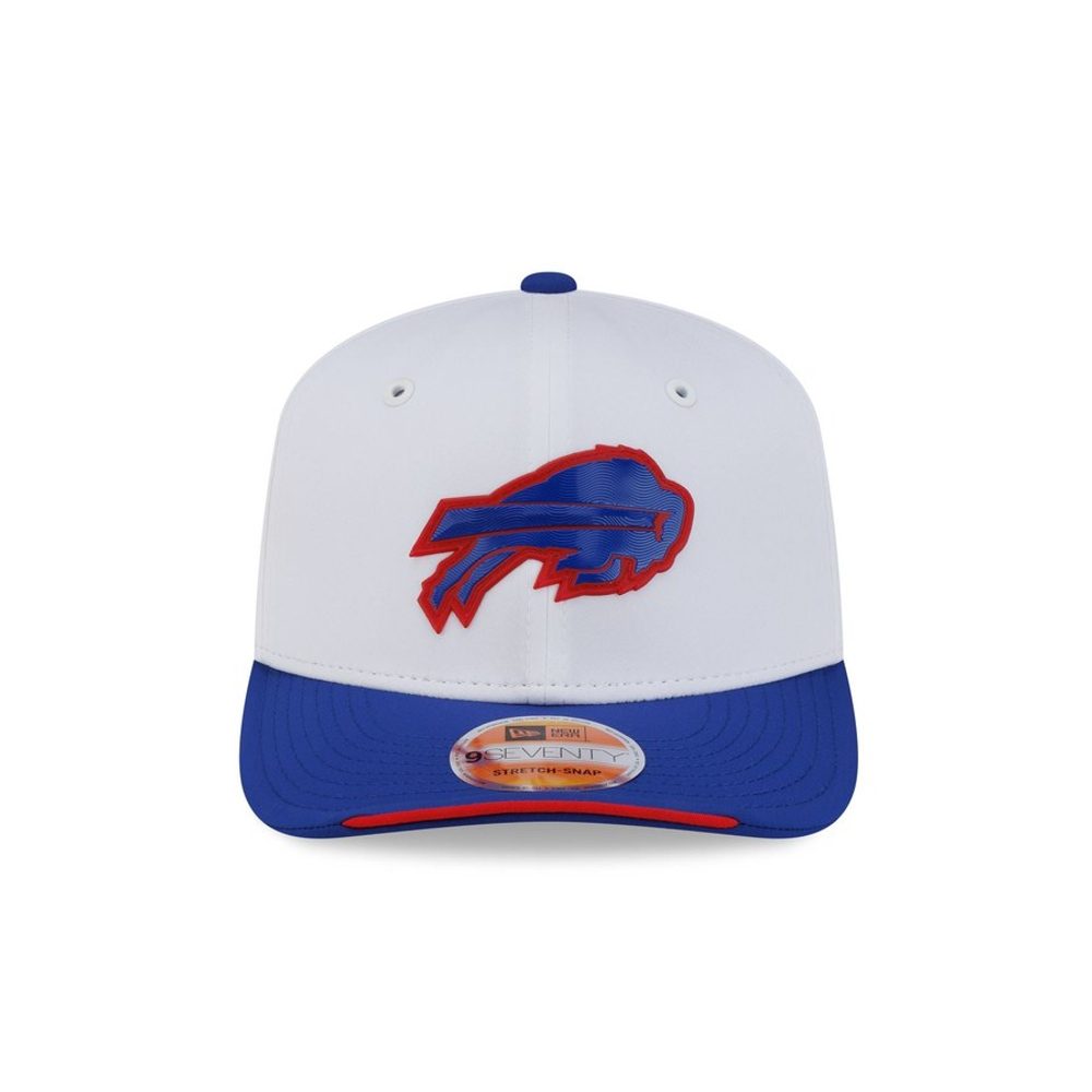 Buffalo Bills 2026 Sideline White 9SEVENTY Stretch-Snap hat