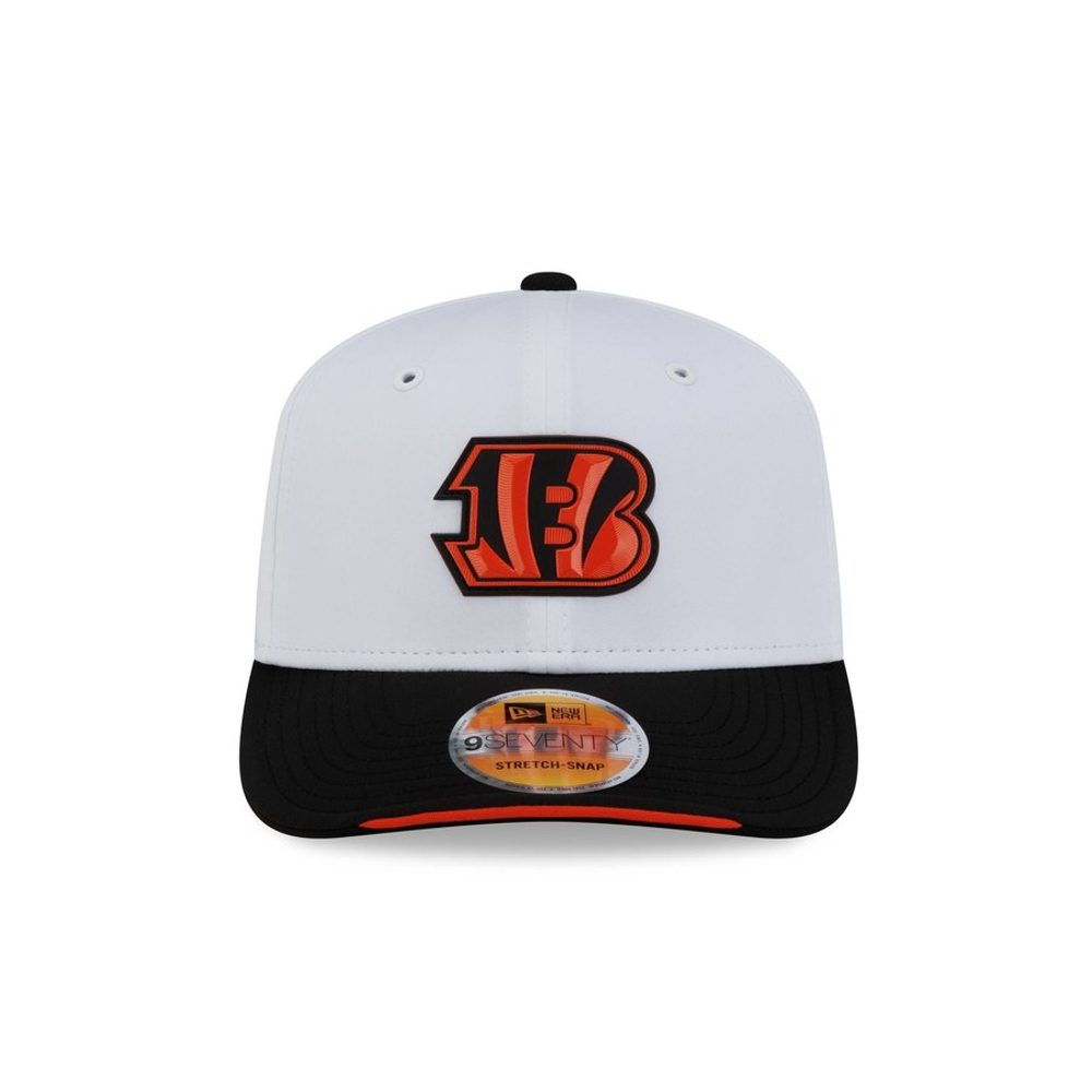 Cincinnati Bengals 2026 Sideline White 9SEVENTY Stretch-Snap hat