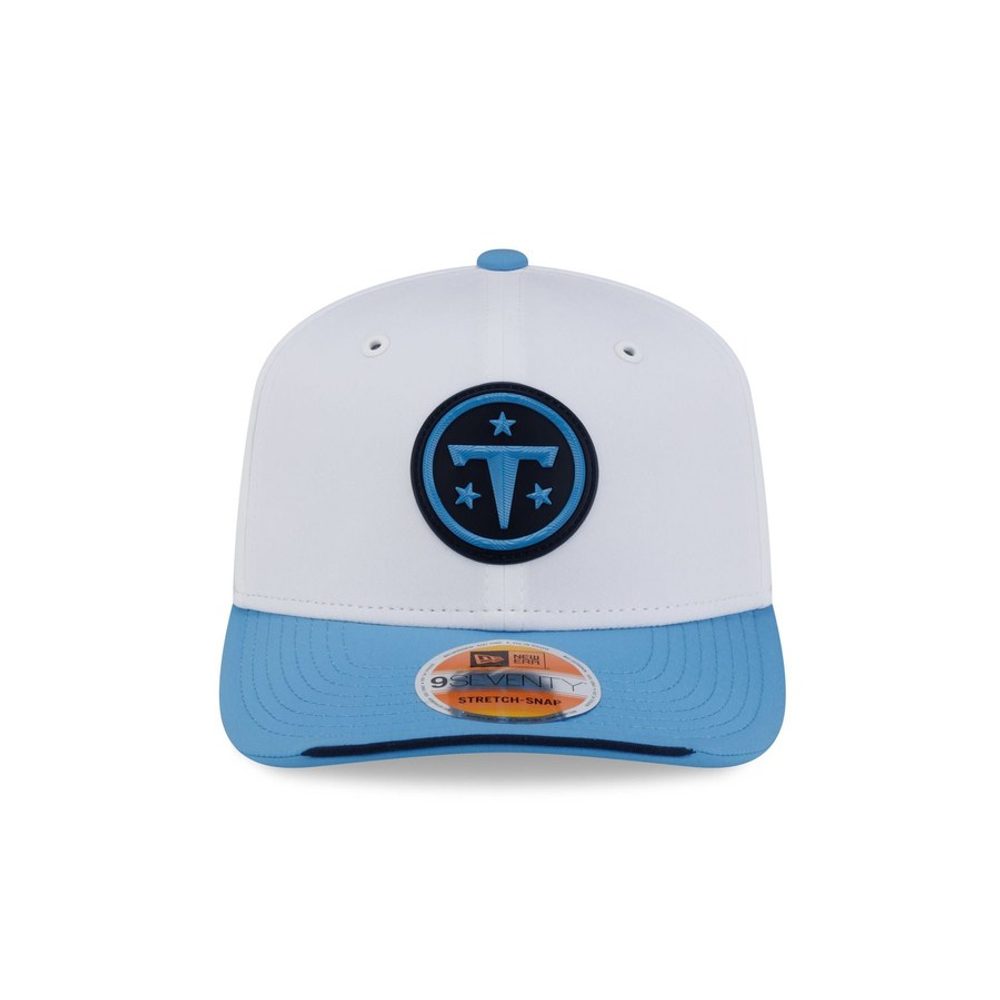 Tennessee Titans 2026 Sideline White 9SEVENTY Stretch-Snap hat