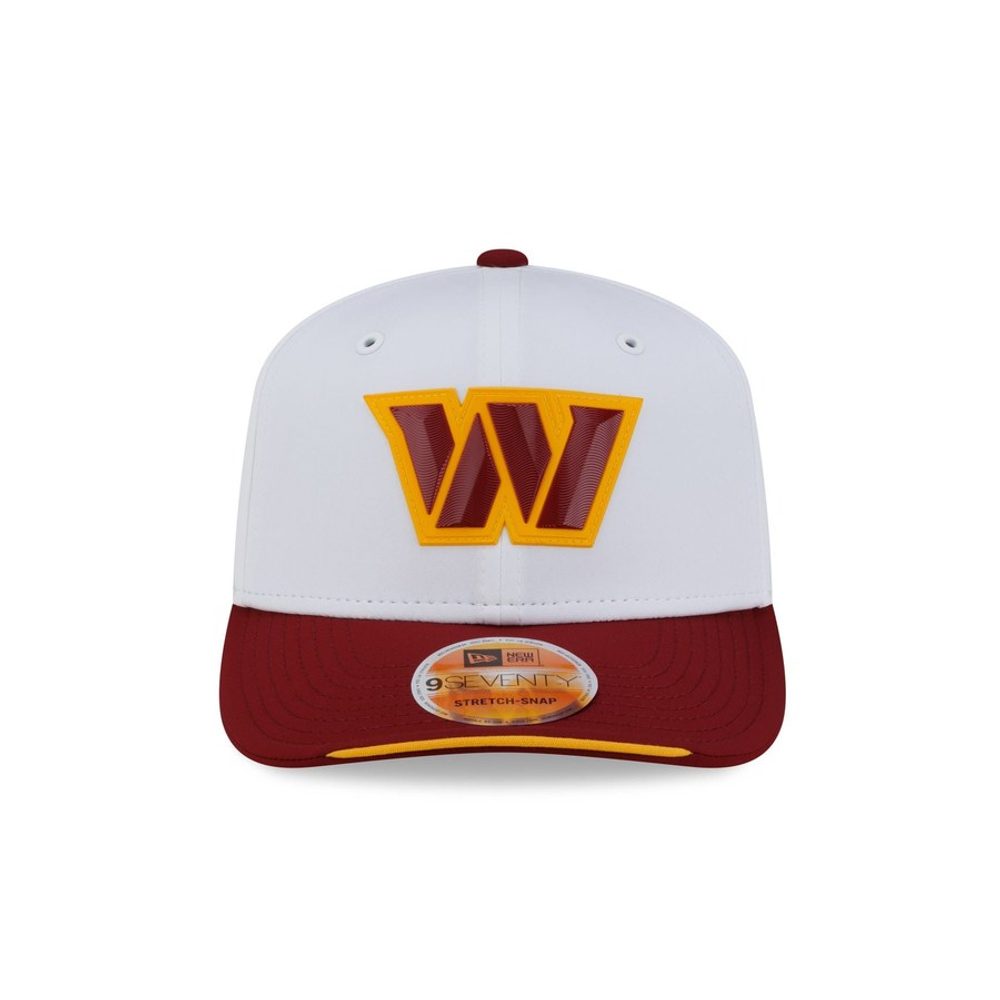 Washington Commanders 2026 Sideline White 9SEVENTY Stretch-Snap hat