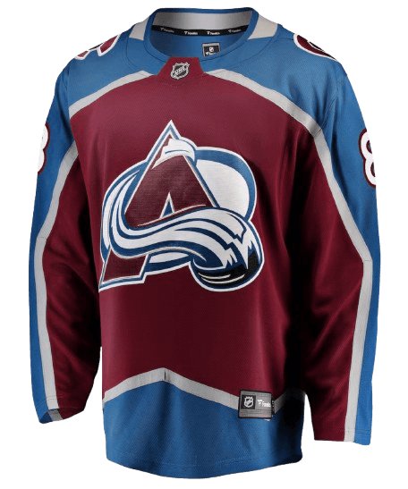 Colorado Avalanche Home Burgundy sweater worn September 30 2026 against the Kings, from the NHL daily uniform tracker