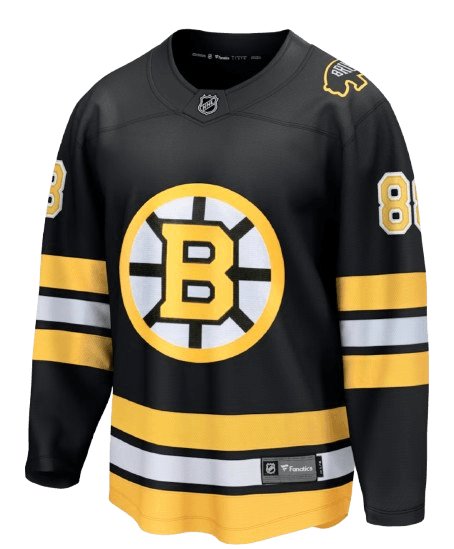 Boston Bruins Home Black sweater worn September 29 2026 against the Rangers, from the NHL daily uniform tracker